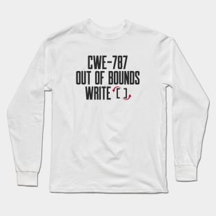 Secure Coding CWE-787 out of bounds write Long Sleeve T-Shirt